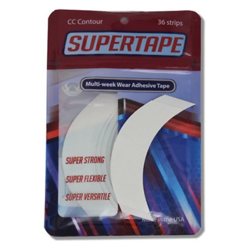 Cintas Adhesivas Supertape Contorno CC 36 Unidades para Prótesis Capilares
